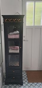 Black Display Cabinet