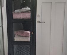 Black Display Cabinet