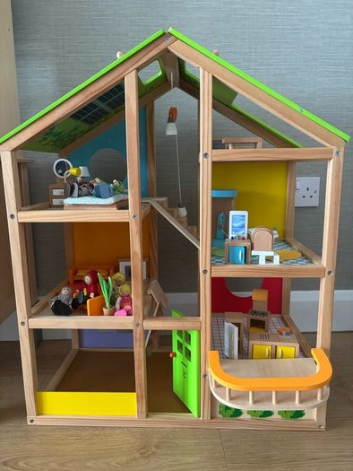 Hape doll house
