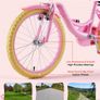 20 in Children Bicycle Ages 7-13, Adjustable Seat High-Carbon Steel Frame Image 6