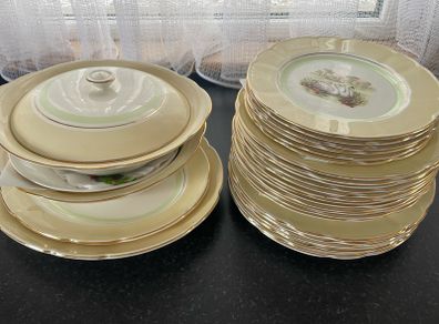 Vintage Arklow Pottery Dinner Set