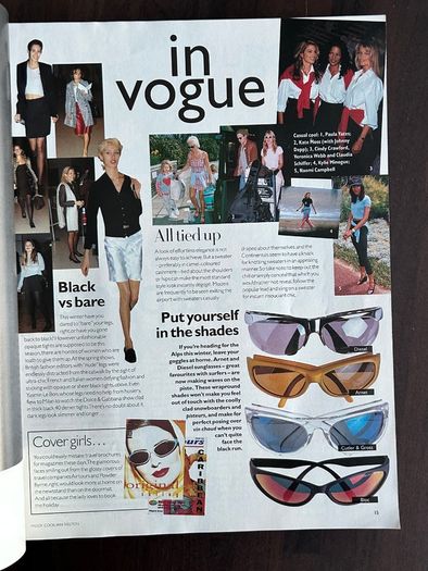British Vogue Magazines 1996 Priced Individually