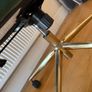 Green Velvet Swivel Desk Arm Chair Image 2