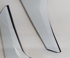 Nissan Micra 2022 Rear Spoiler Wing Supports Gloss Black New 96032 96033