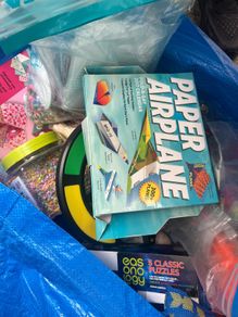 Kids games, creative art supplies.