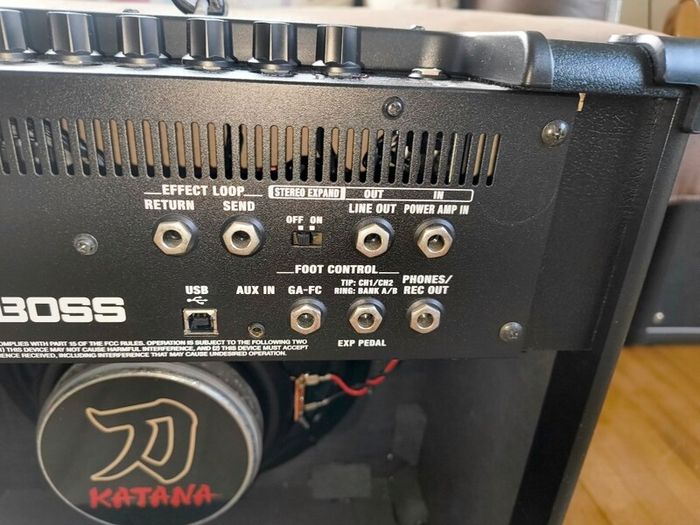 Boss Katana 100 mk2 & GA-FC Footswitch
