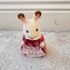 Sylvanian Families Chocolate Mother Figure Vintage 1985 Epoh approx. 9 cm. Dirty Used Please see photos