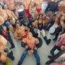Wrestling Figures And Ring Image 5