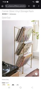 Urban Outfitters Vinyl Record Stand