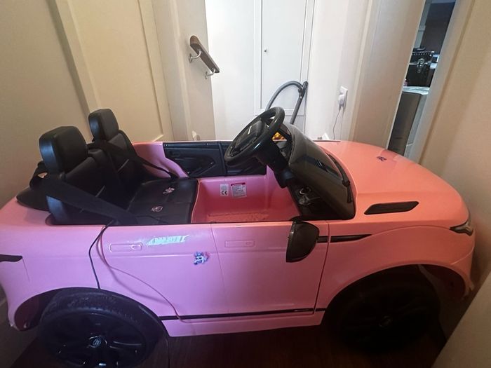 12V Kids Electric Range Rover - Pink Ride-On Car