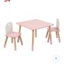 Children's wooden table & chairs Image 9