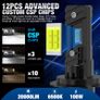 2PCS H7 LED Headlight Bulb 100W 20000LM CPS LED Canbus Auto Lamps 6500K LED Lights Bulb For Car 12V Truck Headlight Image 2