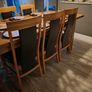 wood  table and chairs 6 chairs Image 8