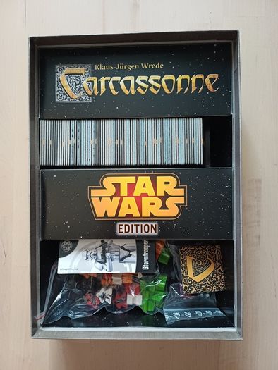 Carcassonne Star Wars Edition Family Strategy Disney Board Game OOP 2015