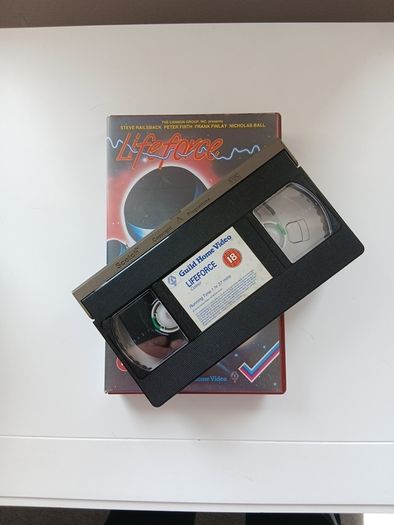 Lifeforce VHS Film On A High Grade Scotch Cassette.