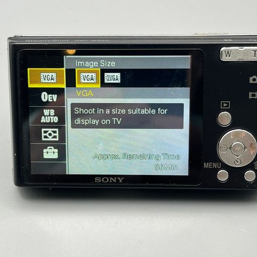 Sony Cyber-shot DSC-W320 14.1MP Digital Camera Black - Full Kit
