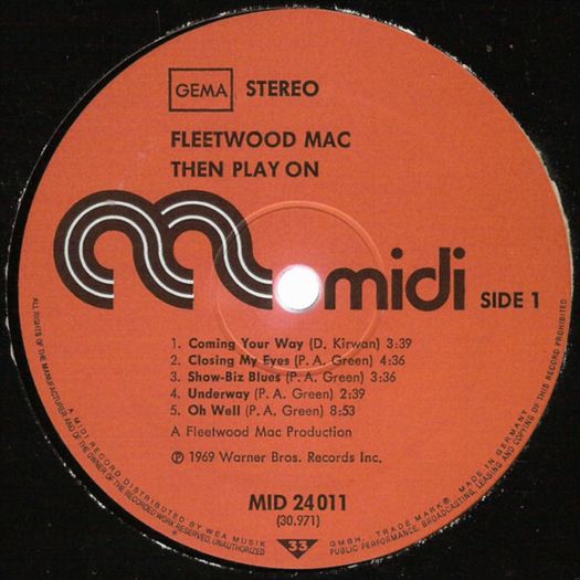 Fleetwood Mac  Then Play On