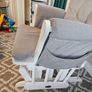 Babylo Milan Glider Chair and Ottoman Image 2