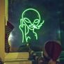 Alien Neon Lights for Wall Decor, USB Decorative Led Neon Signs Novel Green Alien Neon Signs for Home,Kids Room,Bar, Club, Bedroom Image 4