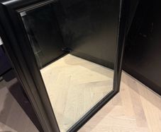 Large Black Framed Mirror