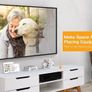 TV Wall Bracket for 26-60 inch TVs up to 52kg, Sturdy Tilt TV Bracket with VESA 75x75-400x400mm Image 4