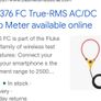 Fluke 376 FC True-rms AC/DC Clamp Meter Image 2