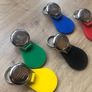 Synthetic  leather DAF keyring with shopping trolley token/coin Image 9