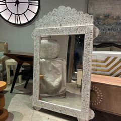 Large mother of Pearl mirror
