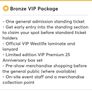 Westlife LAST IRISH SHOW 26th September 2 x VIP (Bronze) Standing Westlife Tickets. Image 2