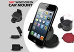 360 Degrees Rotating Windshield Car Mount Holder for iPhone 5