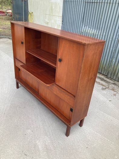 1960s Teak Highboard - Warehouse and Showroom Open Saturday 25th April 12 til 4pm Eircode R95T227