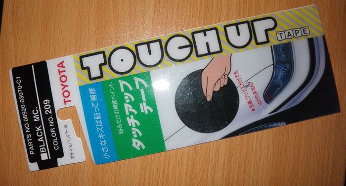 toyota touchup tape