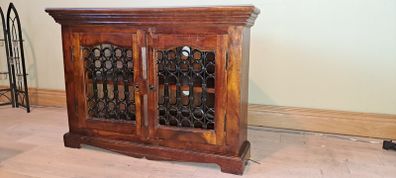 Wooden TV Corner Cabinet