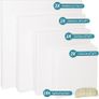 Blank Canvas Boards for Painting, Set of 8 Art Square Canvas Frame Panels, Board Stretcher Academy Acrylic Oil Water Painting, Stretched Wooden Frames, 100% Cotton, Canvases for Kids & Artist (FREE POSTAGE) Image 2