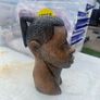 Wooden Head. Some Hairline Cracks Image 2