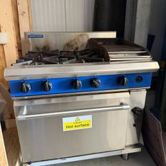 Blue Seal Commercial Gas Range with Griddle & Oven