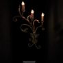 Pair of 1970s German Wrought Iron Wall Lights Image 3