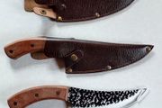 2 Kitchen Knives With Sheaths (new).