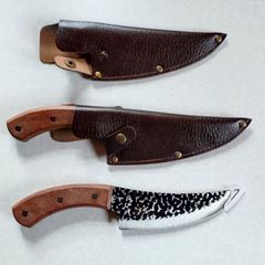 2 Kitchen Knives With Sheaths (new).
