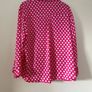 Dunnes pink polka dot blouse size 16 Image 4