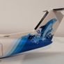 Maldivian 1:100 scale model airplane, Bombardier Dash 8-300 aircraft, NEW Image 6