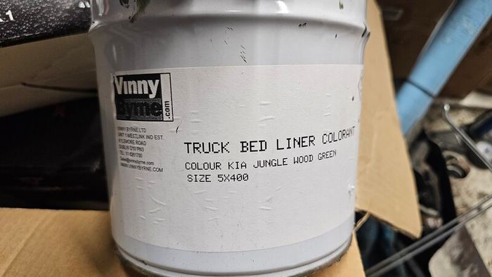 Tough Ox (rapter) bed liner paint