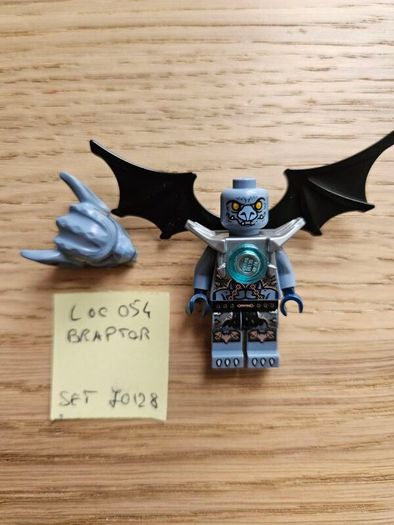 lego loc054 braptor, set legend of chima 70128