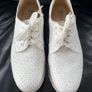 Ladies PITILLOS Winter white / cream wedged SOFT LEATHER Shoes boots Size 39 Uk 6. High Quality.  In really super condition Image 7