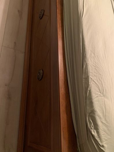 Superking size bed and mattress like new