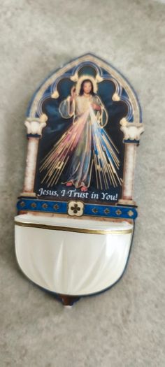 Divine Mercy Luminous Holy Water Font.