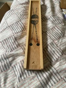 Wooden knitting needles box