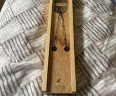 Wooden knitting needles box