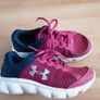 Trainer's/Girl's Under Armour Trainers/Size: 12.5  UK ..  31 EU .. Colour: Coral Pink and Navy with White Sole/NOW REDUCED Image 7
