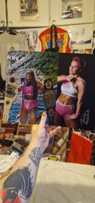 Rhio, Harley Hudson & Blue Kane Wrestling Autographs